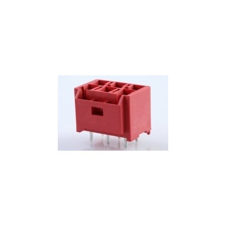 Molex 65mm WTB Hdr wbosskink Tray Red 6Ckt 151048-1609